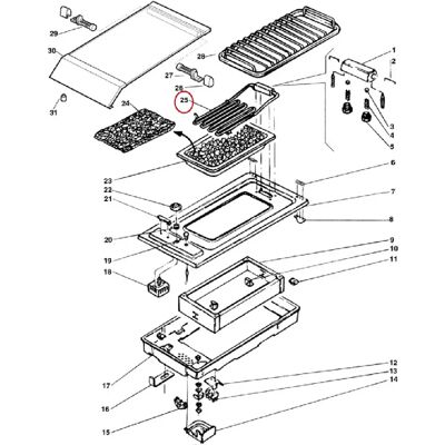 Ariston Résistance barbecue pour table de cuisson - Publicité Ariston Résistance barbecue pour table de cuisson - Publicité