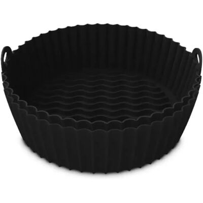 Kitchencook moules ronds silicone pour friteuse à air - lot de 2 - Publicité Kitchencook moules ronds silicone pour friteuse à air - lot de 2 - Publicité