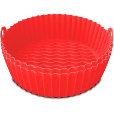Kitchencook moules ronds silicone pour friteuse à air - Lot de 2 - Publicité Kitchencook moules ronds silicone pour friteuse à air - Lot de 2 - Publicité