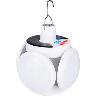 Visiodirect ampoule solaire LED pliable - lot de 2 - Publicité Visiodirect ampoule solaire LED pliable - lot de 2 - Publicité
