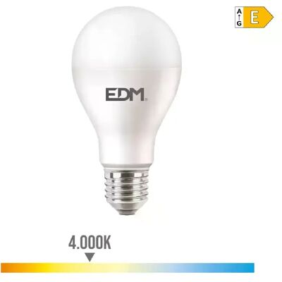 Edm Ampoule LED E27 15W blanc naturel - Publicité Edm Ampoule LED E27 15W blanc naturel - Publicité