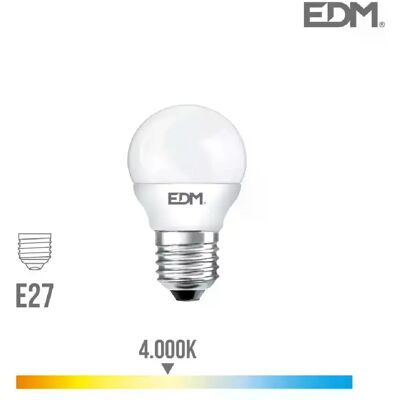 Edm Ampoule LED E27 5W - Blanc naturel 4000K - Publicité Edm Ampoule LED E27 5W - Blanc naturel 4000K - Publicité