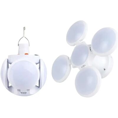 Visiodirect ampoules LED solaires pliables - lot de 4 - Publicité Visiodirect ampoules LED solaires pliables - lot de 4 - Publicité