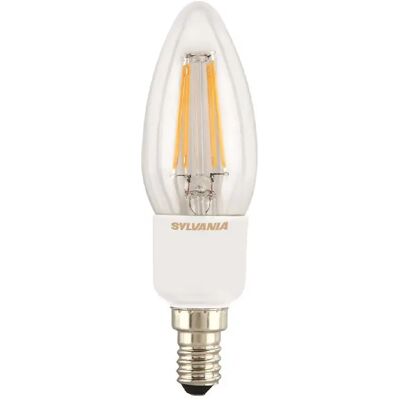 Sylvania ToLEDo Retro B35 SYL0027292 Ampoule bougie E14 4,5W dimmable 2700K 470 lm - Publicité Sylvania ToLEDo Retro B35 SYL0027292 Ampoule bougie E14 4,5W dimmable 2700K 470 lm - Publicité