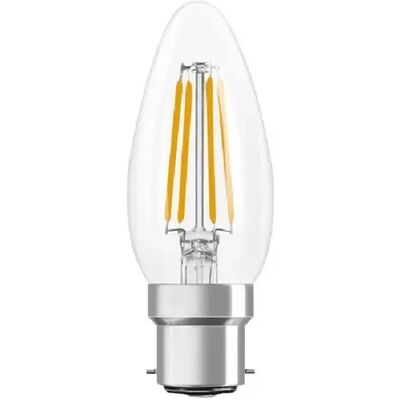 OSRAM B22 Flamme LED 3,4W 470 lm 2700K - Transparent - Publicité OSRAM B22 Flamme LED 3,4W 470 lm 2700K - Transparent - Publicité