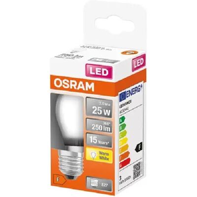 OSRAM LED Retrofit Classic P 2,5W E27 - Globe opale - 2700K 250 lm - Publicité OSRAM LED Retrofit Classic P 2,5W E27 - Globe opale - 2700K 250 lm - Publicité