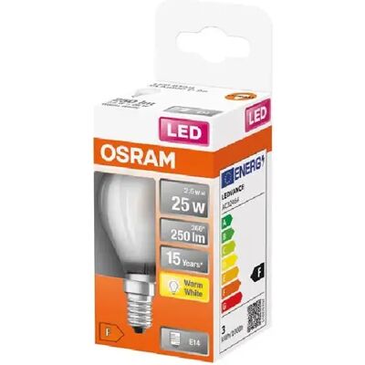 OSRAM Star LED Globe P25 - 2,5 W - E14 - Blanc chaud 2700 K - 250 lm - Publicité OSRAM Star LED Globe P25 - 2,5 W - E14 - Blanc chaud 2700 K - 250 lm - Publicité