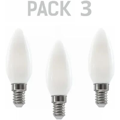 Silver Electronics Pack de 3 Ampoules LED Bougie C35 filament Crystal Frost Classe A E14 485lm 2,3W 3000K - Publicité Silver Electronics Pack de 3 Ampoules LED Bougie C35 filament Crystal Frost Classe A E14 485lm 2,3W 3000K - Publicité