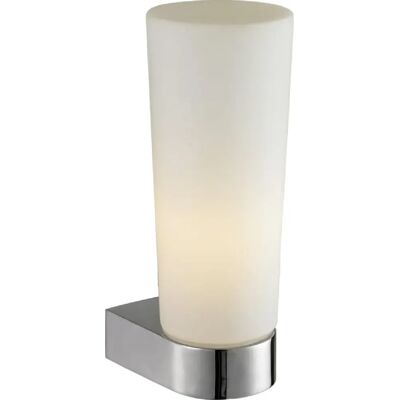 Applique salle de bain tube chrome/blanc Kaja Aqua E14 - Publicité Applique salle de bain tube chrome/blanc Kaja Aqua E14 - Publicité