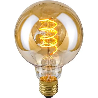 Ampoule LED E27 4W 2200K ambre Edison rétro Italux G95 - Publicité Ampoule LED E27 4W 2200K ambre Edison rétro Italux G95 - Publicité