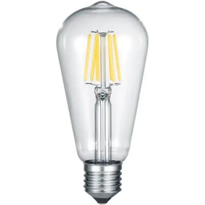 Trio Ampoule LED transparente ovale E27 6W blanc chaud 600 lm - Publicité Trio Ampoule LED transparente ovale E27 6W blanc chaud 600 lm - Publicité