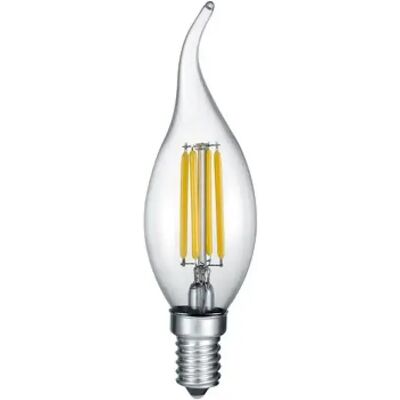 Trio Ampoule LED flamme transparente E14 4W 2700K 470 lm, dimmable - Publicité Trio Ampoule LED flamme transparente E14 4W 2700K 470 lm, dimmable - Publicité