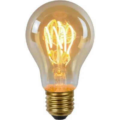Ampoule LED filament boule ambrée E27 4,9W 420 lm 2200K dimmable Lucide - Publicité Ampoule LED filament boule ambrée E27 4,9W 420 lm 2200K dimmable Lucide - Publicité