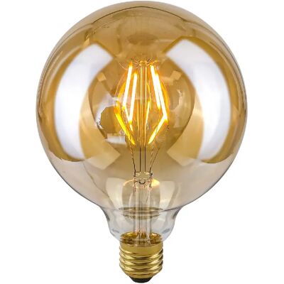 Ampoule LED E27 4W 2200K Edison G125 rétro ambre Italux - Publicité Ampoule LED E27 4W 2200K Edison G125 rétro ambre Italux - Publicité