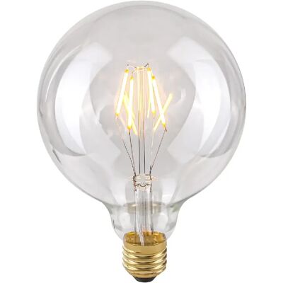 Ampoule LED E27 4W blanc chaud rétro Edison G125 Italux - Publicité Ampoule LED E27 4W blanc chaud rétro Edison G125 Italux - Publicité