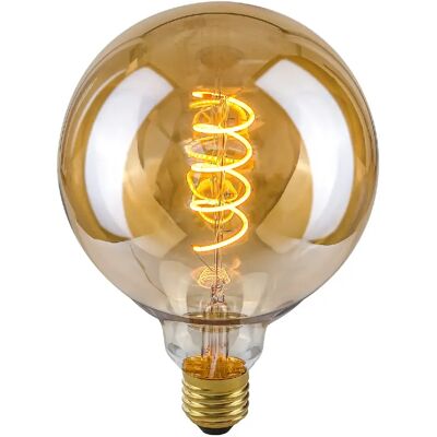 Ampoule LED E27 4W 2200K Edison rétro ambre Italux G125 - Publicité Ampoule LED E27 4W 2200K Edison rétro ambre Italux G125 - Publicité