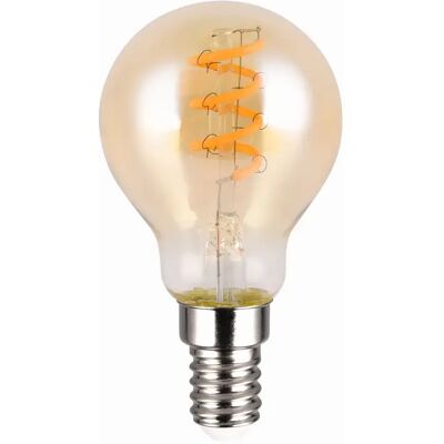 Ampoule LED rétro ambrée globe E14 4W 180 lm blanc chaud 1800K Trio - Publicité Ampoule LED rétro ambrée globe E14 4W 180 lm blanc chaud 1800K Trio - Publicité