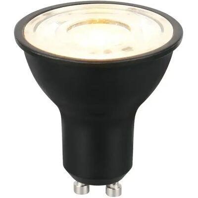 Trio Ampoule LED GU10 noire réflecteur 3W 450 lm blanc chaud 2700K, dimmable 3 niveaux - Publicité Trio Ampoule LED GU10 noire réflecteur 3W 450 lm blanc chaud 2700K, dimmable 3 niveaux - Publicité