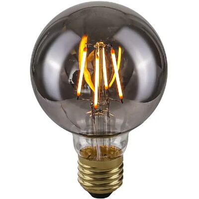 Ampoule LED E27 4W 2200K Edison rétro fumée Italux G80 - Publicité Ampoule LED E27 4W 2200K Edison rétro fumée Italux G80 - Publicité