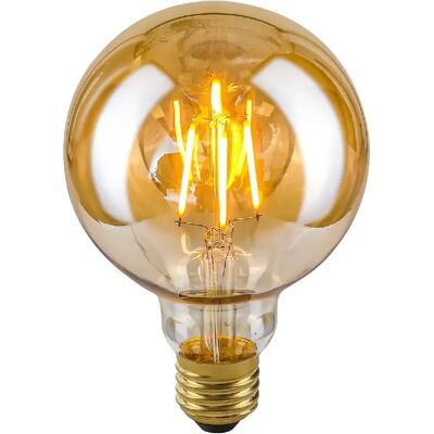 Ampoule LED E27 4W 2200K Edison vintage G95 Italux - Publicité Ampoule LED E27 4W 2200K Edison vintage G95 Italux - Publicité