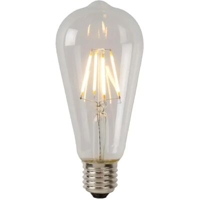 Lucide Ampoule LED filament transparente ovale E27 7W lumi?re chaude 1300 lm dimmable - Publicité Lucide Ampoule LED filament transparente ovale E27 7W lumi?re chaude 1300 lm dimmable - Publicité