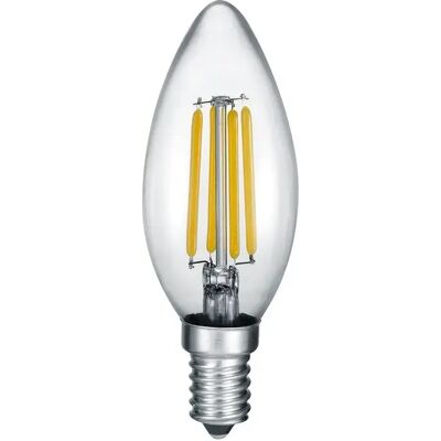 Ampoule LED bougie transparente E14 2W 2700K 250 lm Trio - Publicité Ampoule LED bougie transparente E14 2W 2700K 250 lm Trio - Publicité