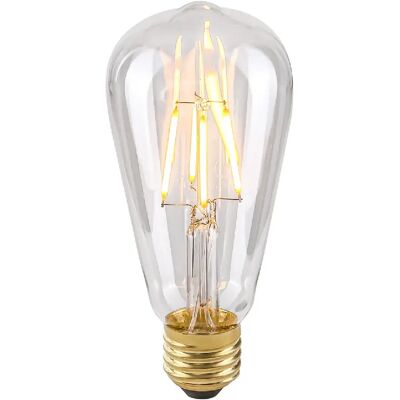 Ampoule LED E27 4W 2200K rétro Edison ST64 Italux - Publicité Ampoule LED E27 4W 2200K rétro Edison ST64 Italux - Publicité
