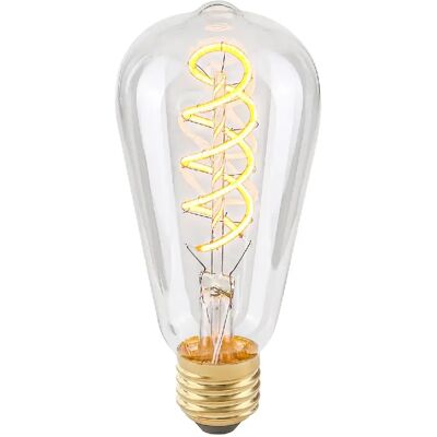 Ampoule LED E27 4W 2200K clair rétro Edison Italux ST64 - Publicité Ampoule LED E27 4W 2200K clair rétro Edison Italux ST64 - Publicité