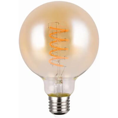 Ampoule LED boule ambrée E27 7W 1800K 400 lm Trio, dimmable 3 niveaux - Publicité Ampoule LED boule ambrée E27 7W 1800K 400 lm Trio, dimmable 3 niveaux - Publicité