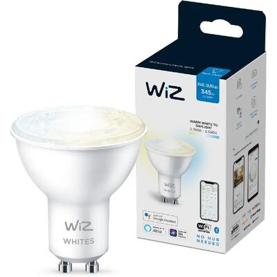 WiZ Ampoule connectée GU10 - Spot - Blanc variable - Publicité WiZ Ampoule connectée GU10 - Spot - Blanc variable - Publicité