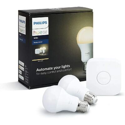 Philips Kit d’ampoules connectées E27 - Publicité Philips Kit d’ampoules connectées E27 - Publicité