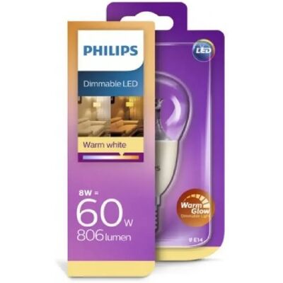 Philips ampoule LED dimmable E14 - Publicité Philips ampoule LED dimmable E14 - Publicité