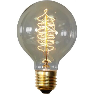 Ampoule Vintage Edison en Spirale Transparente - Éclairage - Publicité Ampoule Vintage Edison en Spirale Transparente - Éclairage - Publicité