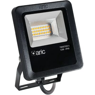 projecteur à led - aric twister 4 - 12w - 4000k - noir - aric 51678 - Publicité projecteur à led - aric twister 4 - 12w - 4000k - noir - aric 51678 - Publicité
