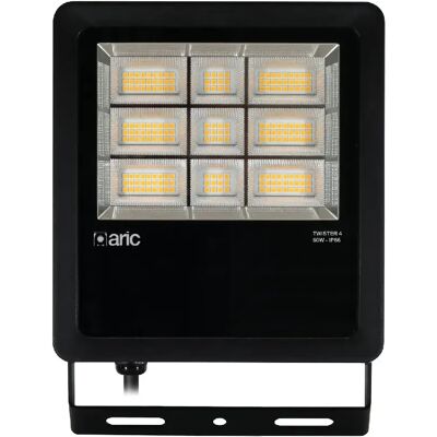 Aric Projecteur LED TWISTER 4 - 60 W - Noir - Publicité Aric Projecteur LED TWISTER 4 - 60 W - Noir - Publicité