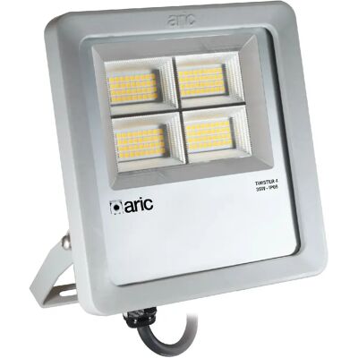 Aric Projecteur de chantier Twister 4 - 38 W - 3000 K - gris - Publicité Aric Projecteur de chantier Twister 4 - 38 W - 3000 K - gris - Publicité