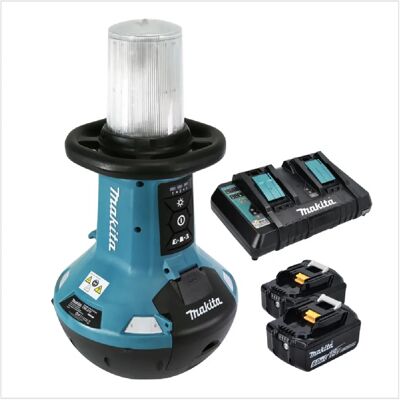 Makita Lampe LED sans fil DML 810 - 2 batteries - Publicité Makita Lampe LED sans fil DML 810 - 2 batteries - Publicité