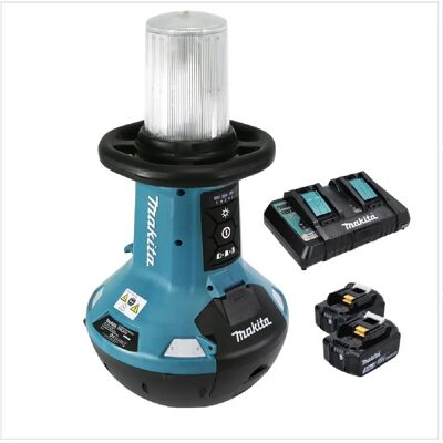 Makita DML810 Lampe LED sans fil - 2 batteries - Publicité Makita DML810 Lampe LED sans fil - 2 batteries - Publicité