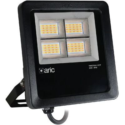 Aric Projecteur de chantier Twister 4 - 38 W - CCT - Noir - Publicité Aric Projecteur de chantier Twister 4 - 38 W - CCT - Noir - Publicité
