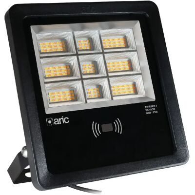 Aric Projecteur LED avec détecteur Twister 4 - 60 W - Noir - Publicité Aric Projecteur LED avec détecteur Twister 4 - 60 W - Noir - Publicité
