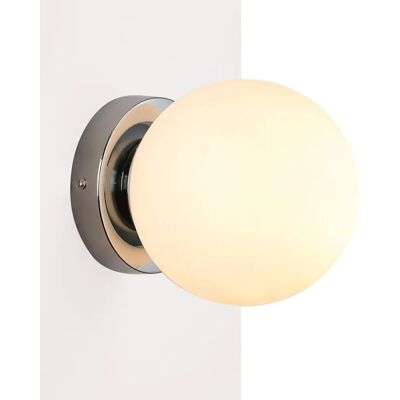 BARCELONA LED Applique murale globe en verre "AVA" - E27 - IP44 - Publicité BARCELONA LED Applique murale globe en verre "AVA" - E27 - IP44 - Publicité