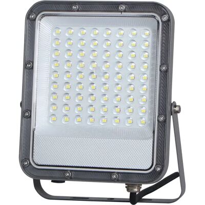 Italux Projecteur extérieur 50 W, gris 4000 K, blanc neutre, IP65 - Publicité Italux Projecteur extérieur 50 W, gris 4000 K, blanc neutre, IP65 - Publicité