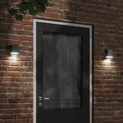 vidaXL Applique Murale Extérieur Acier Inoxydable Noir - Lampe Murale Extérieure - Publicité vidaXL Applique Murale Extérieur Acier Inoxydable Noir - Lampe Murale Extérieure - Publicité