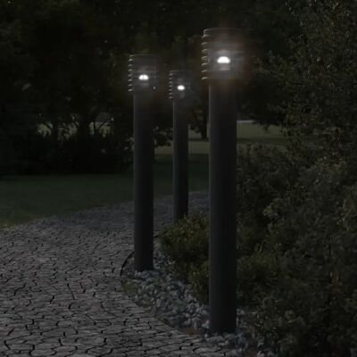 Lampe de sol extérieur vidaXL avec prise Noir 110cm Acier inoxydable - Type de sol extérieur - Publicité Lampe de sol extérieur vidaXL avec prise Noir 110cm Acier inoxydable - Type de sol extérieur - Publicité