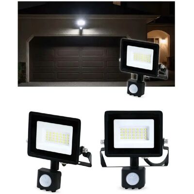Projecteur LED extérieur - NEDIS - Projecteur Radar IP44 20W - 1620 lm - 4000K - Détecteur mouvement - Publicité Projecteur LED extérieur - NEDIS - Projecteur Radar IP44 20W - 1620 lm - 4000K - Détecteur mouvement - Publicité