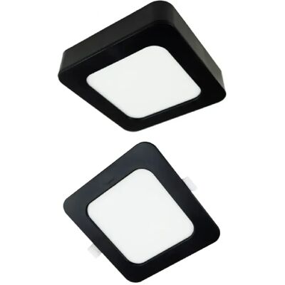 Ecolight Spot LED carré - Noir - Publicité Ecolight Spot LED carré - Noir - Publicité