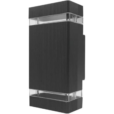 Applique murale ext. 2xGU10 IP54 alu anthracite Ecolight - Publicité Applique murale ext. 2xGU10 IP54 alu anthracite Ecolight - Publicité