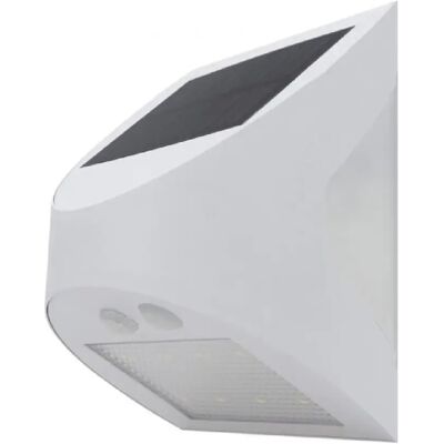 Applique solaire LED 3W 4000K blanche PIR IP54 Ecolight - Publicité Applique solaire LED 3W 4000K blanche PIR IP54 Ecolight - Publicité