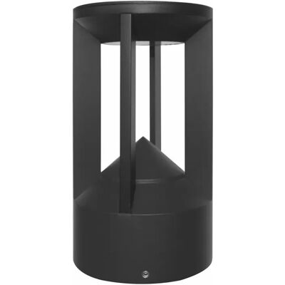 Borne de jardin ronde LED 10W 3000K 20cm noir NOMAD Italux - Publicité Borne de jardin ronde LED 10W 3000K 20cm noir NOMAD Italux - Publicité