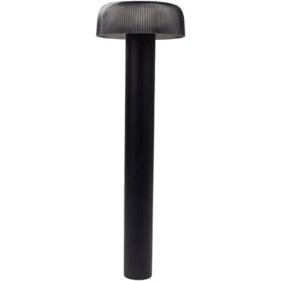 Ecolight Borne solaire noire LED 2,5W USB?C capteur crépuscule - Publicité Ecolight Borne solaire noire LED 2,5W USB?C capteur crépuscule - Publicité